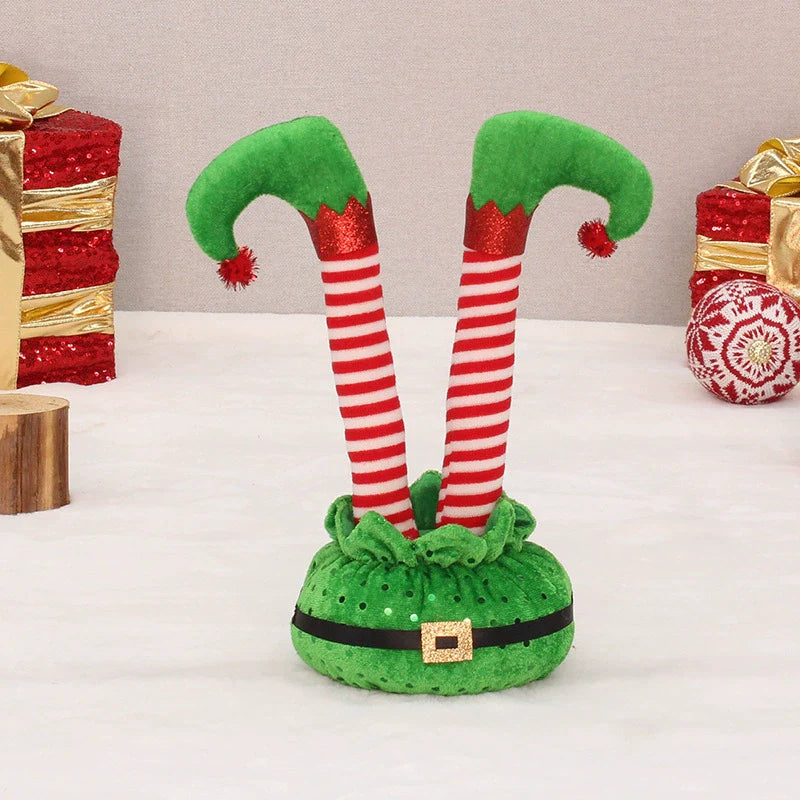 Funny Elf Character Christmas Ornament