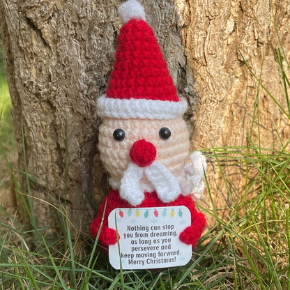 Unique Knitted Christmas Santa Decoration