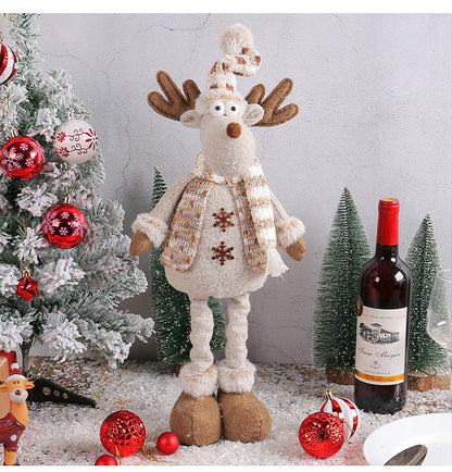 Cozy Winter Snowman Christmas Figurine Toy