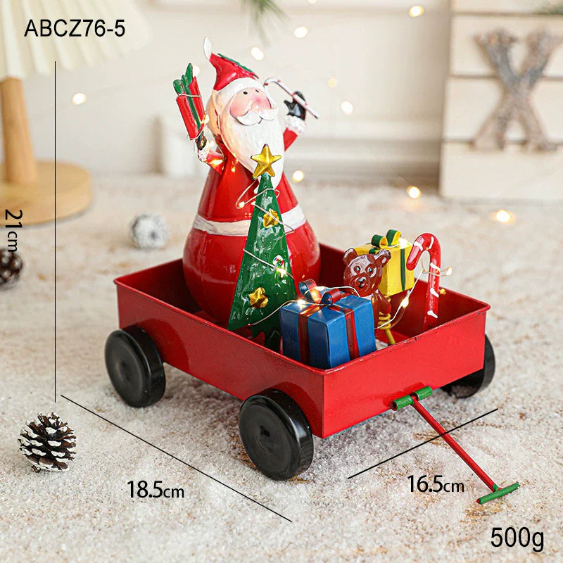 Traditional Christmas Train Table Decor
