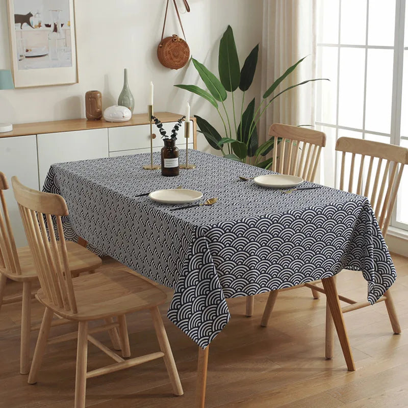 Eco Friendly Natural Linen Tablecloth - Halri