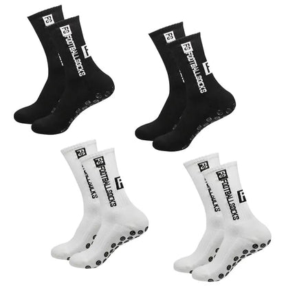 High Quality 4 Pack Football Socks with Grip Soles - Halri