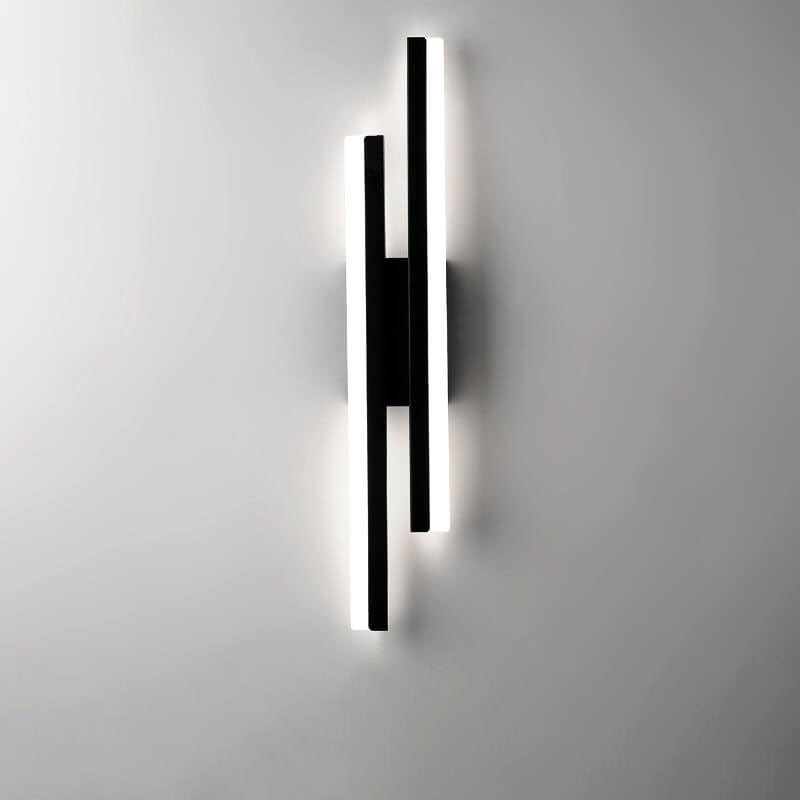 Sleek LED Wall Light | Slim Iron & Acrylic Lamp