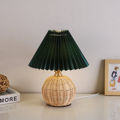 Soft Fabric Shade Nordic LED Bedside Lamp