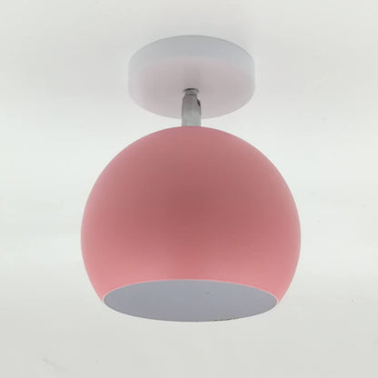 Soft Pink Flush Mount Ceiling Lamp for Home - Halri