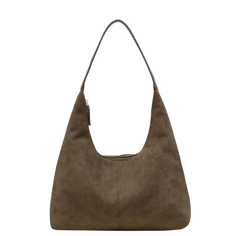 Leather Crossbody Bag with Extra Storage