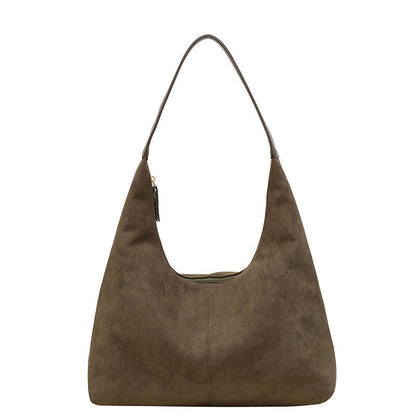 Leather Crossbody Bag with Extra Storage