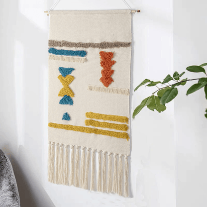 Stylish Geometric Pattern Wall Rug