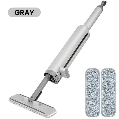Compact Spin Mop with Built-in Detail Brush