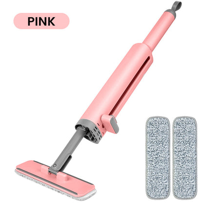 Compact Spin Mop with Built-in Detail Brush