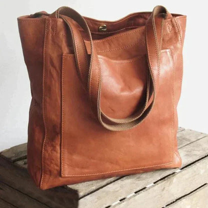 High Quality Leather Tote Shoulder Bag - Halri
