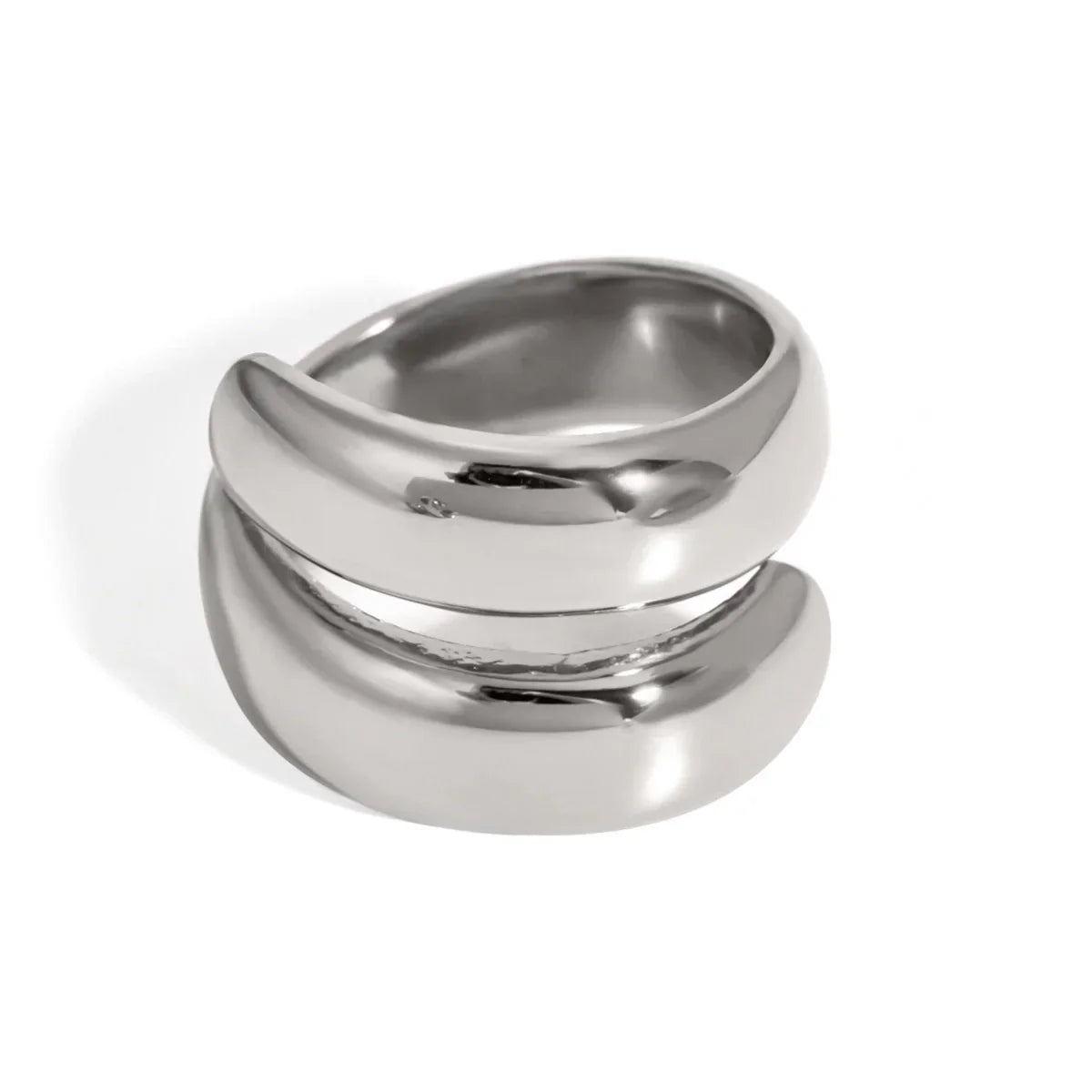Simple 18k Gold Flat Band Ring