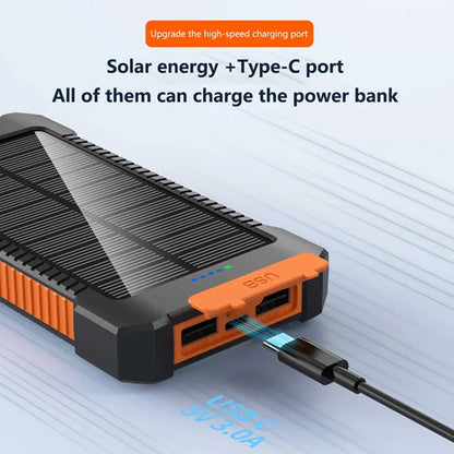 Portable Large Capacity Solar Charger Battery Pack