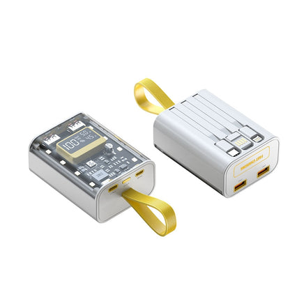Clear Fast Portable Charging Power Bank