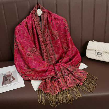 Soft Cashmere Women's Scarf Luxury Winter Wrap