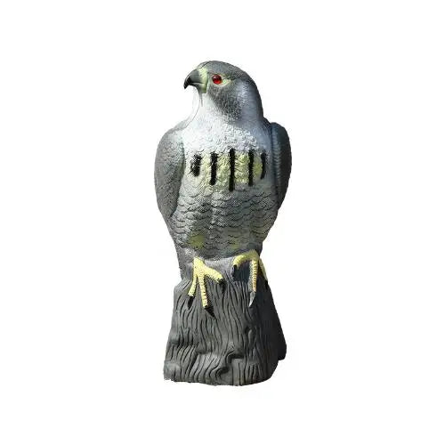Lifelike Plastic Hawk Repellent Garden Statue