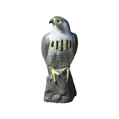 Lifelike Plastic Hawk Repellent Garden Statue