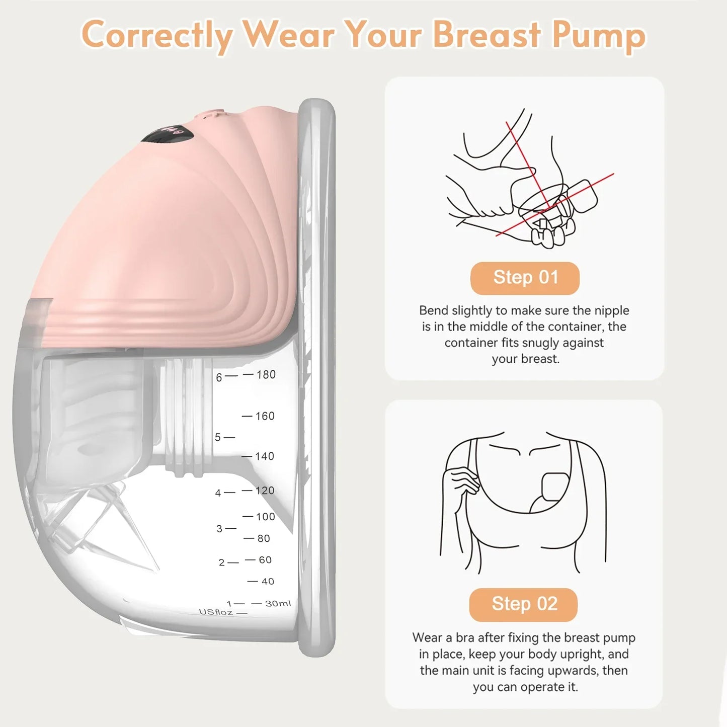 Portable Rechargeable Breast Pump | Quiet and Lightweight