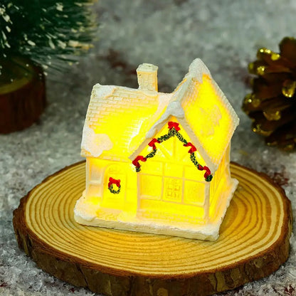Beautiful Snowflake Christmas Village Houses
