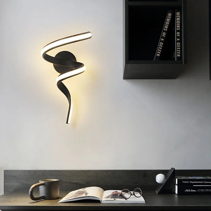 Slim LED Wall Sconce Light for Bedroom and Hallway - Halri