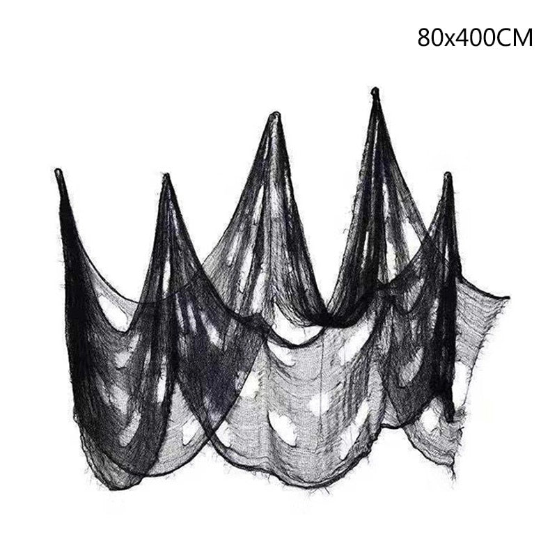Spooky Fake Web Halloween Decor