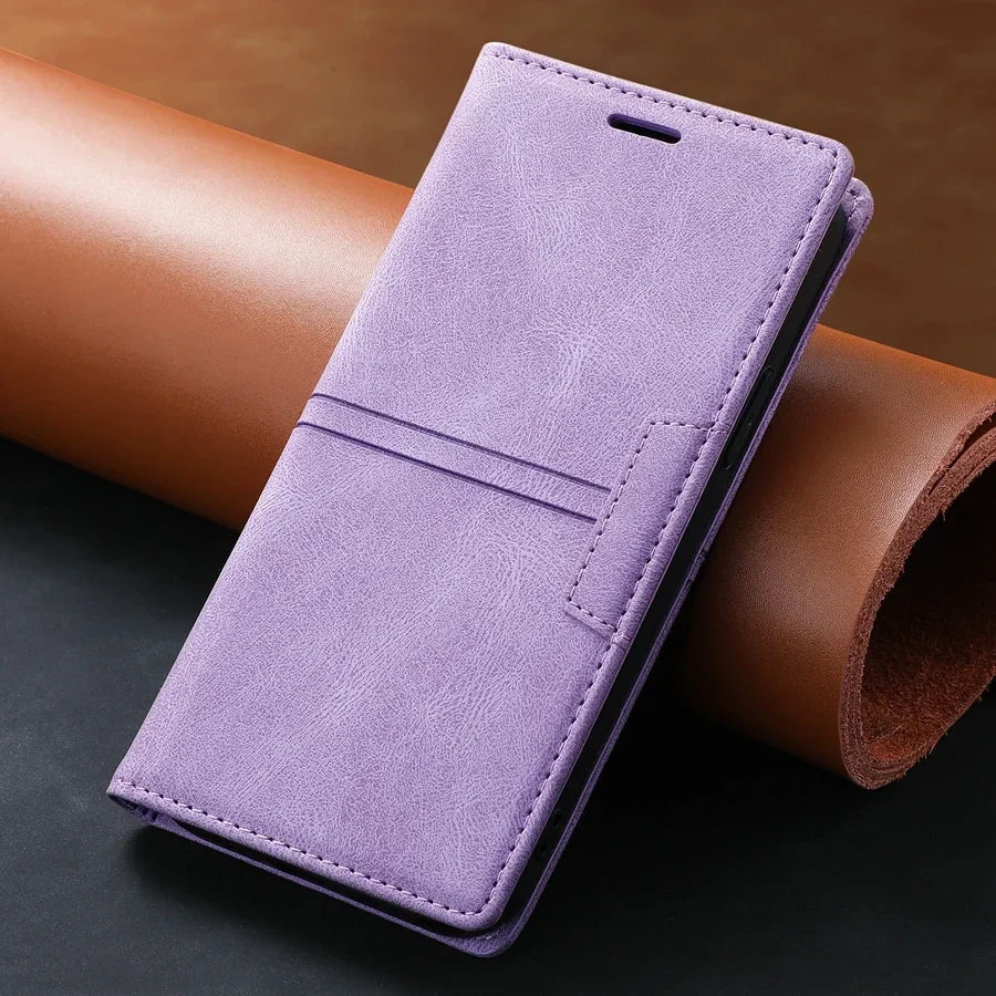 Slim Phone Wallet Case with Secure Snap Shut