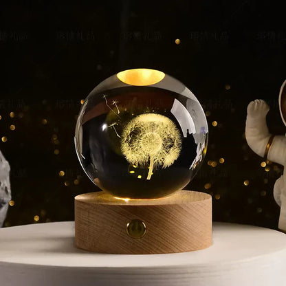 Colorful Crystal Night Lamp Decorative Gift