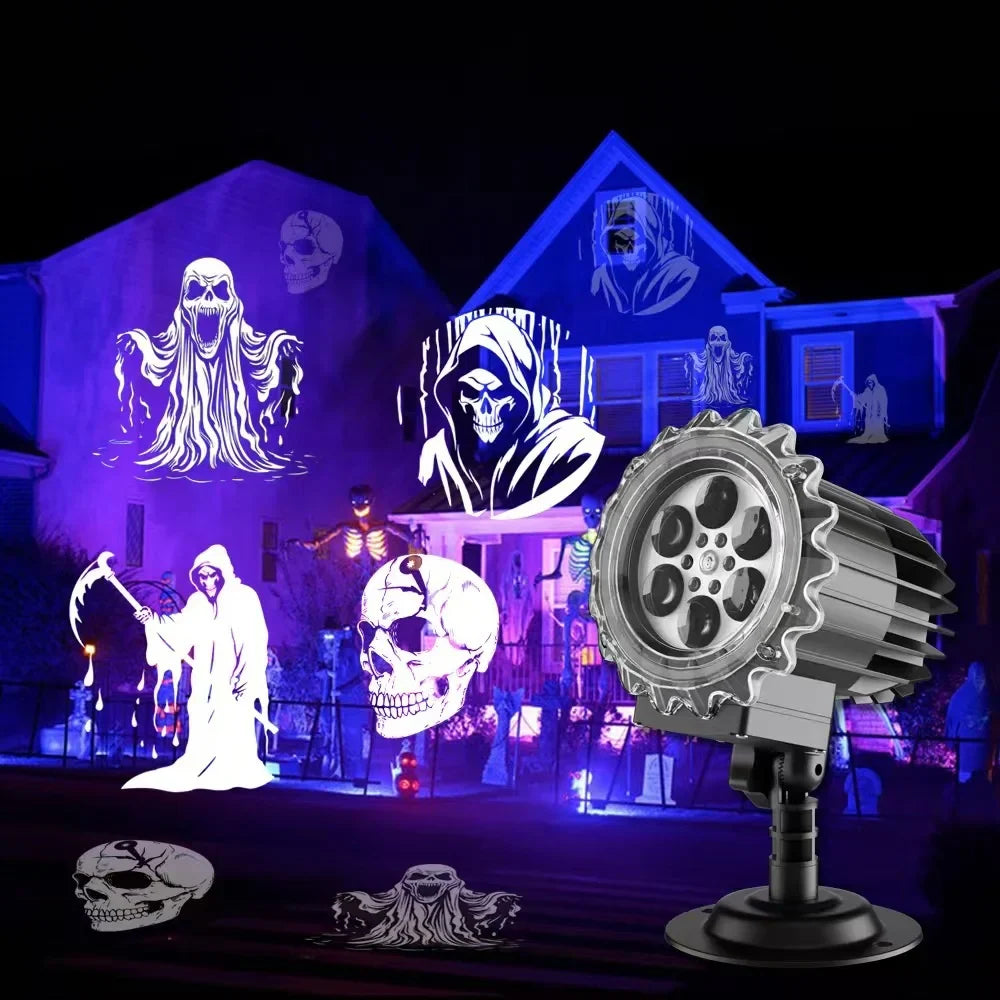 Scary Halloween LED Light Projector Outdoor Decoration - Halri