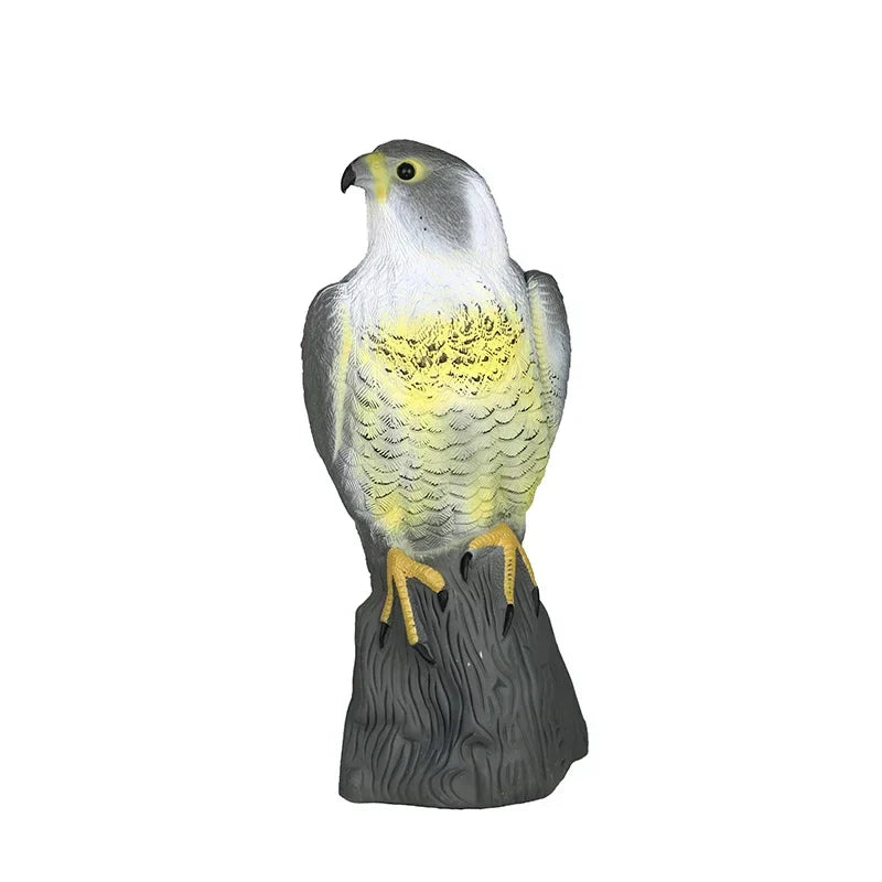 Lifelike Plastic Hawk Repellent Garden Statue - Halri