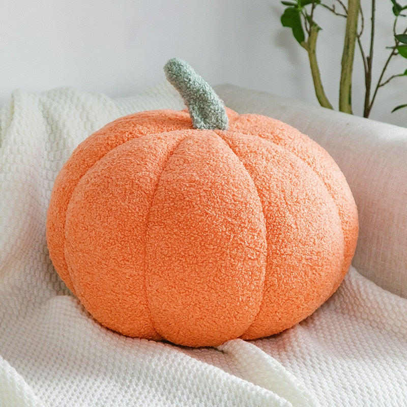 Cozy Orange Halloween Throw Pillows