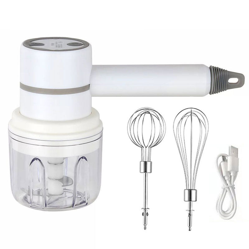 Portable 2-in-1 Electric Milk Frother Mixer