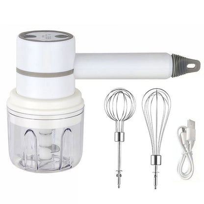 Portable 2-in-1 Electric Milk Frother Mixer