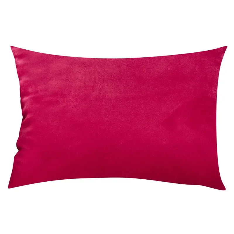 Elegant Black Velvet Pillow Cover