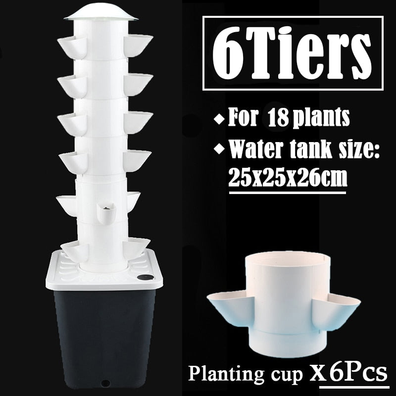 Easy Indoor Herb Hydroponic Garden Starter Kit