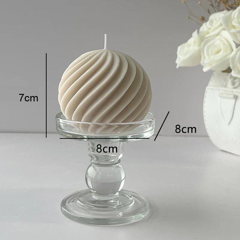 Unique Geometric Golf Ball Shaped Scented Candle