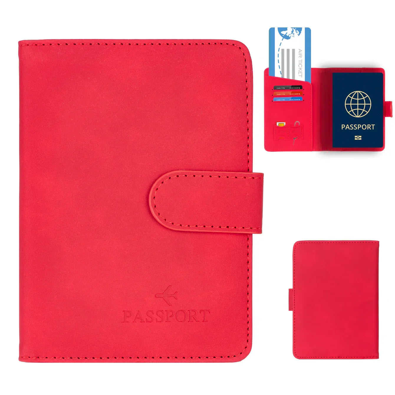 Stylish RFID Passport Holder for Men and Women