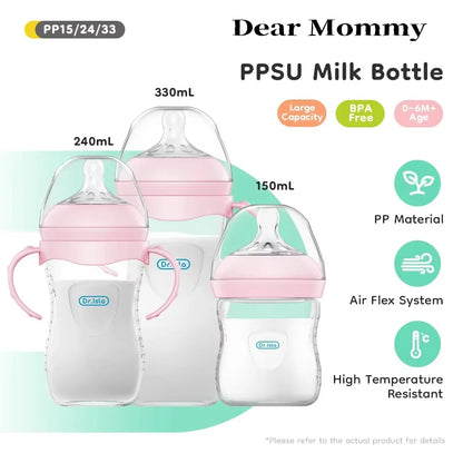 Safe Baby Milk Bottle | BPA Free & Easy to Clean - Halri