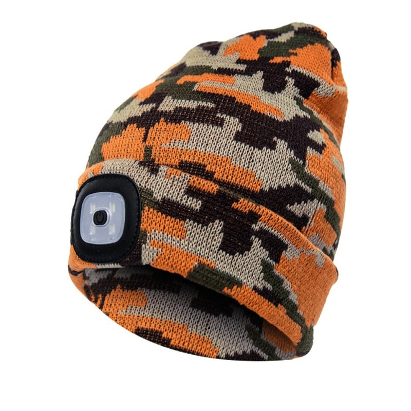 Warm Bright LED Sports Beanie Hat
