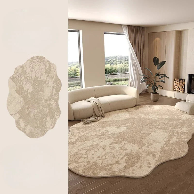 Soft Shaggy Area Rug Lamp for Home Decor