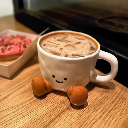 Funny Smiling Face Coffee Mug - Halri