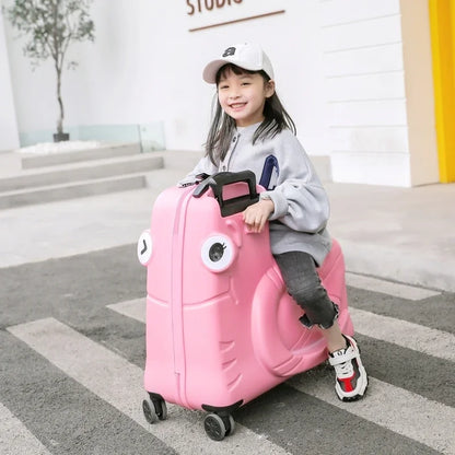 Fun Ride On Kids Luggage Trolley