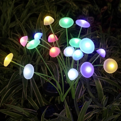 Colorful Solar Powered Garden Lamp 6 LEDs