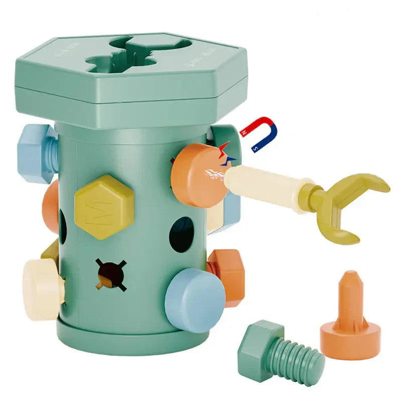 Educational Wooden Kids Screw Toy - Halri