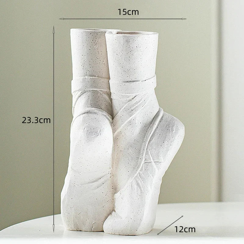 Beautiful Dance Inspired Porcelain Vase - Halri