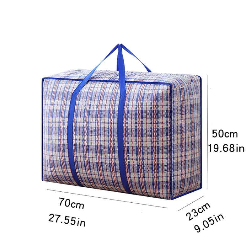Durable Folding Storage Bag with Zipper Closure