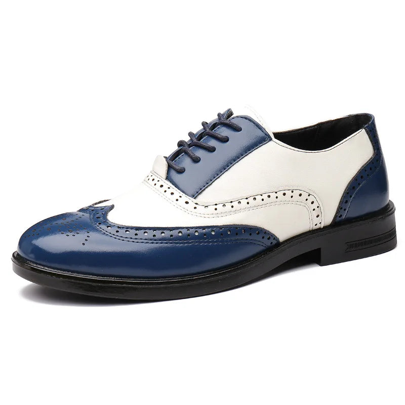 Classic Leather Wingtip Dress Shoe