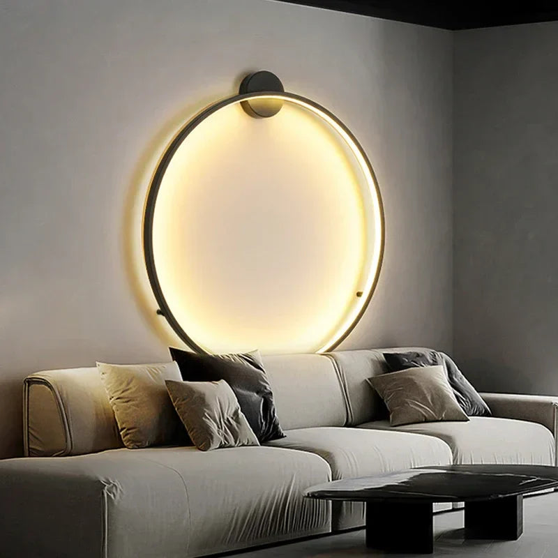 Simple Round LED Wall Light