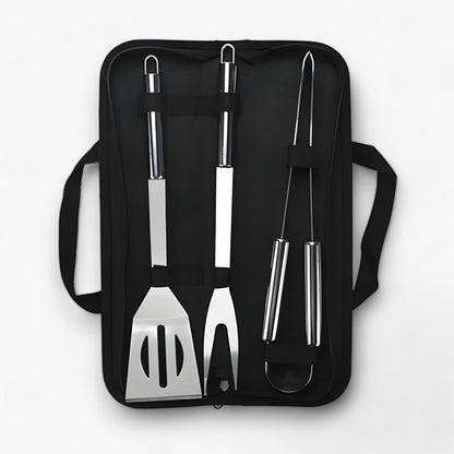 Premium BBQ Grill Accessories Kit with Storage Case - Halri