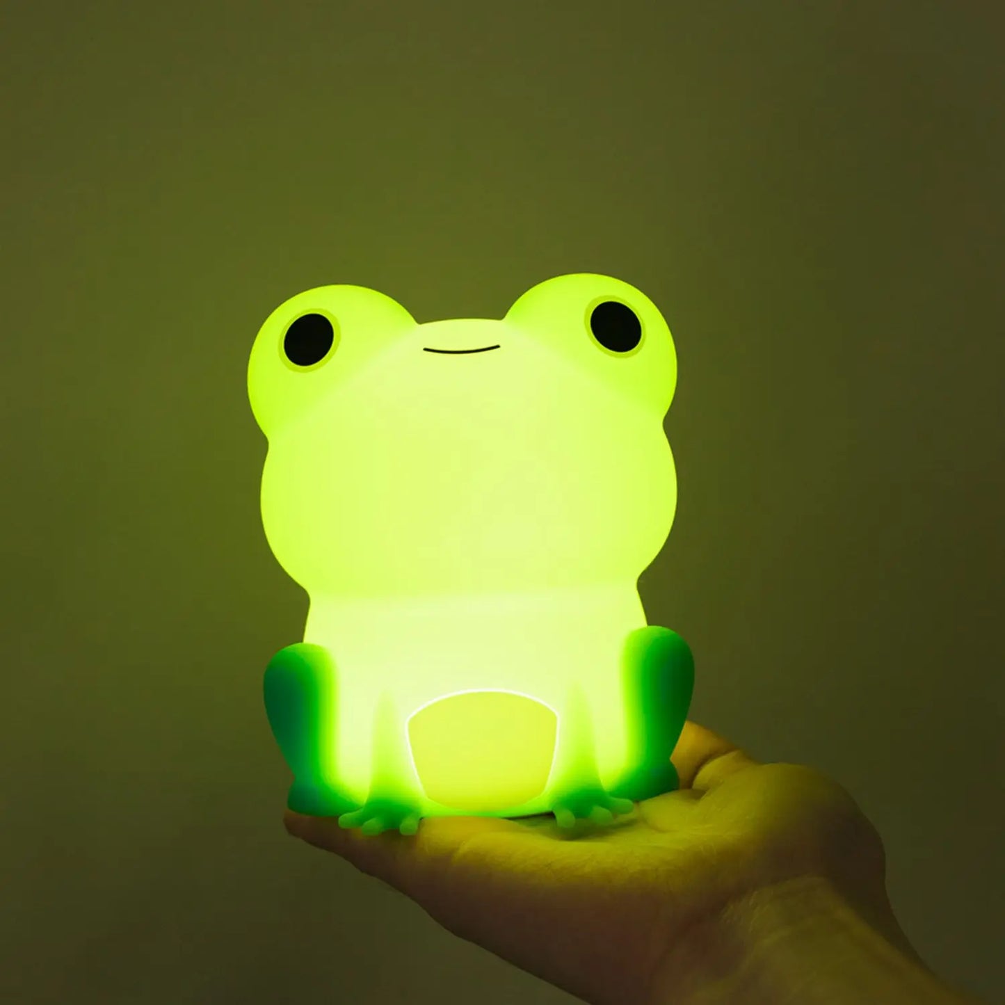 Colorful Kid Friendly Frog Night Lamp Silicone - Halri
