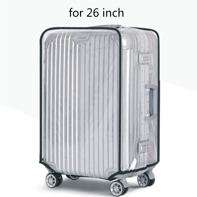 Clear Protective Travel Luggage Cover